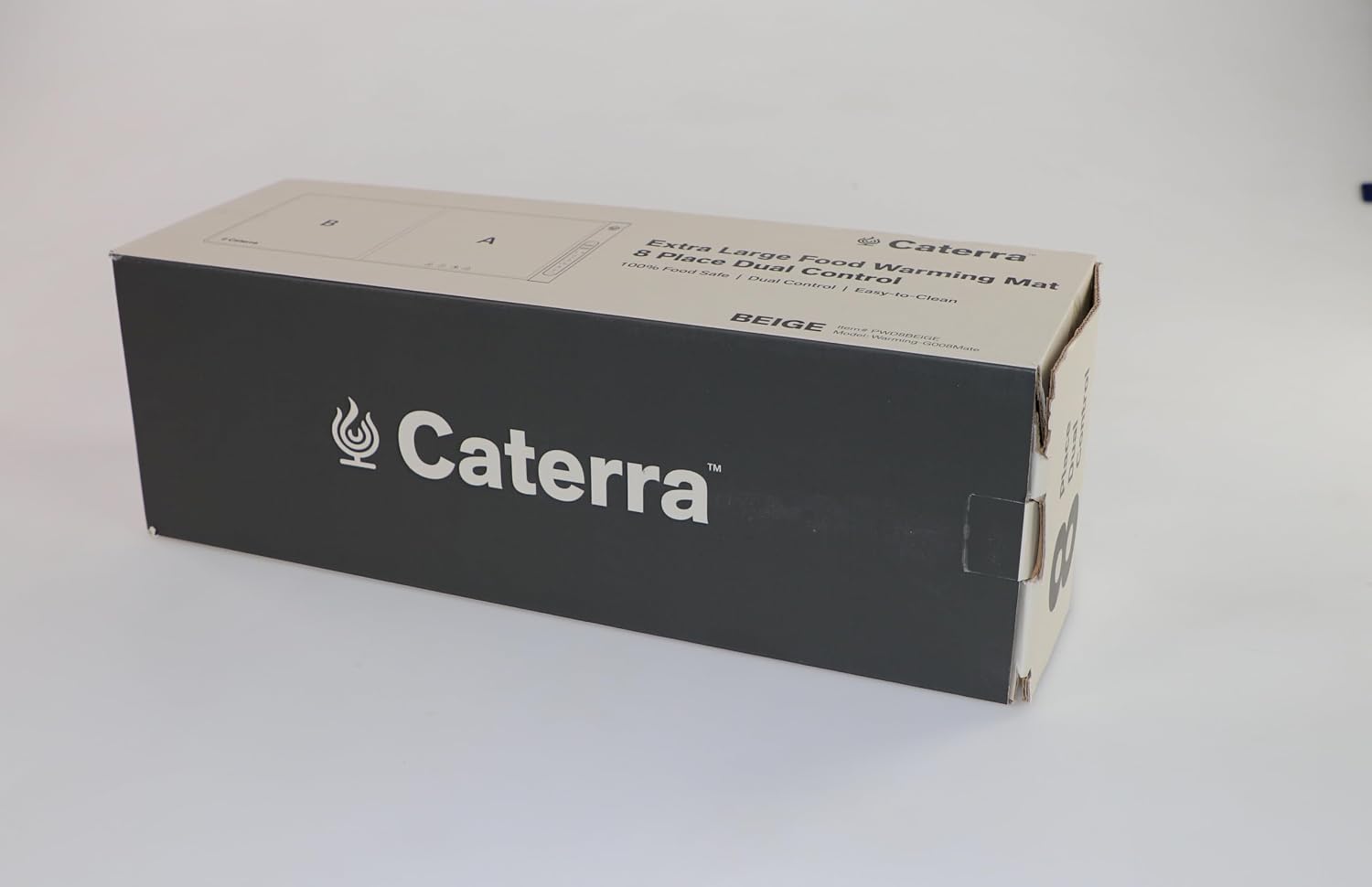 Caterra food warming mat retail packaging box